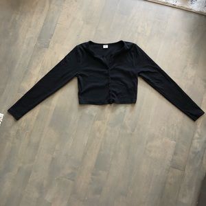 Aritizia Sunday Best - Long Sleeve Crop button up - worn once!